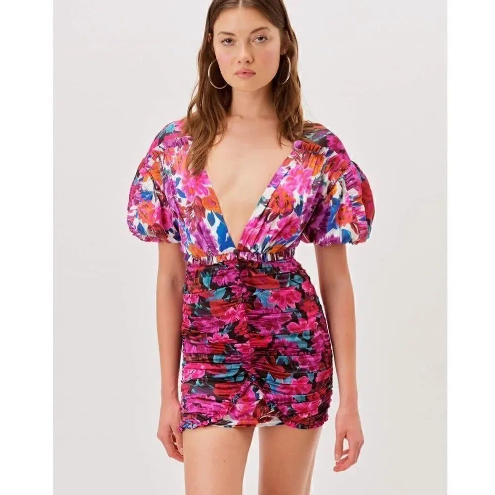 FOR LOVE & LEMONS
LOVE&LEMONS CASSANDRA MINI DRESS PINK - Picture 2 of 10